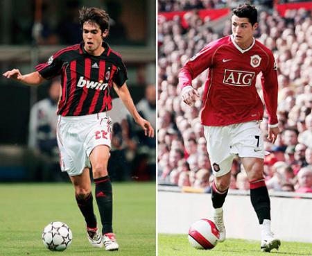 kaka vs ronaldo